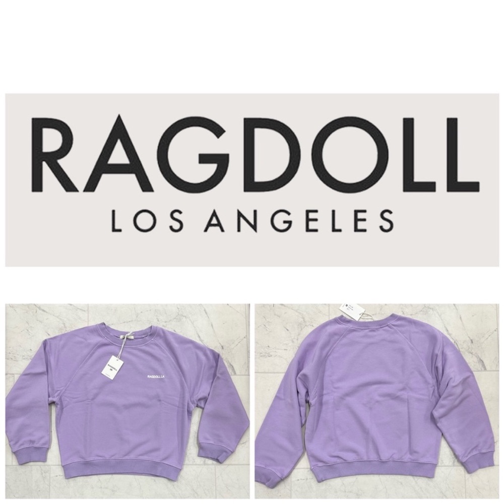 NWT Ragdoll  LA Lavender Sweatshirt